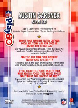 2014 Topps - Play 60 Super Kids #NNO Austin Gardner Back