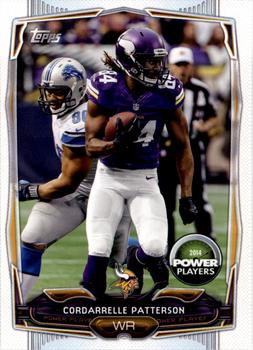 2014 Topps - Power Players #PP-19 Cordarrelle Patterson Front