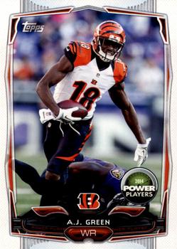 2014 Topps - Power Players #PP-26 A.J. Green Front