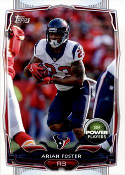 2014 Topps - Power Players #PP-62 Arian Foster Front