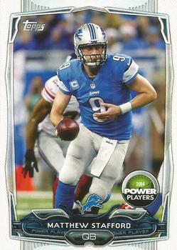 2014 Topps - Power Players #PP-67 Matthew Stafford Front