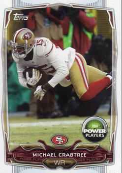 2014 Topps - Power Players #PP-84 Michael Crabtree Front