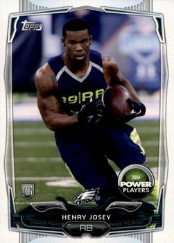 2014 Topps - Power Players #PP-89 Henry Josey Front