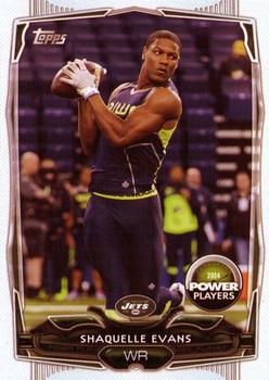 2014 Topps - Power Players #PP-92 Shaquelle Evans Front