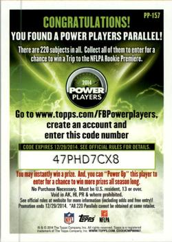 2014 Topps - Power Players #PP-157 Stevie Johnson Back
