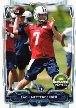 2014 Topps - Power Players #PP-216 Zach Mettenberger Front