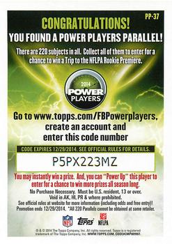 2014 Topps - Power Players #PP-37 Maurice Jones-Drew Back