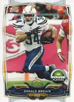 2014 Topps - Power Players #PP-95 Donald Brown Front