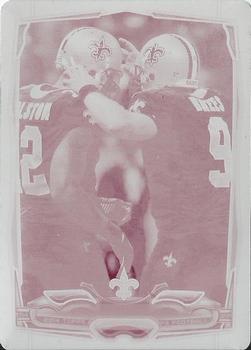 2014 Topps - Printing Plates Magenta #99 New Orleans Saints Front