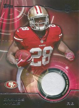 2014 Topps - Rookie Patch #TRP-CH Carlos Hyde Front