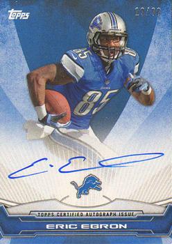 2014 Topps - Rookie Premiere Autographs #RPA-EE Eric Ebron Front