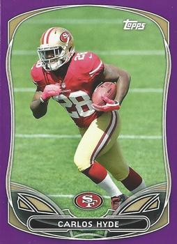 2014 Topps - Purple #67 Carlos Hyde Front