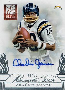 2014 Panini Elite - Passing the Torch Autographs #7 Charlie Joiner / Keenan Allen Front