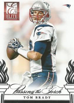 2014 Panini Elite - Passing the Torch Silver #3 Tom Brady / Peyton Manning Front