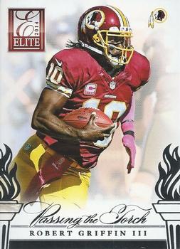 2014 Panini Elite - Passing the Torch Silver #2 Robert Griffin III / Eddie Lacy Front