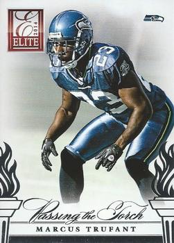 2014 Panini Elite - Passing the Torch Silver #8 Marcus Trufant / Richard Sherman Front