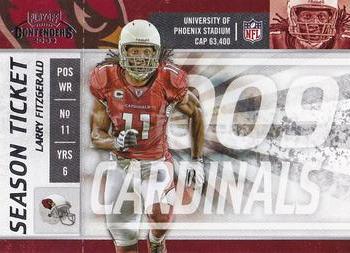 2009 Playoff Contenders #2 Larry Fitzgerald Front