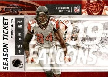 2009 Playoff Contenders #6 Roddy White Front
