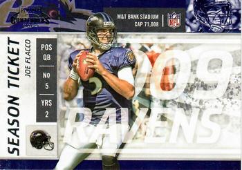 2009 Playoff Contenders #8 Joe Flacco Front
