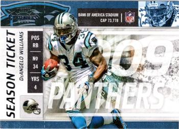 2009 Playoff Contenders #14 DeAngelo Williams Front