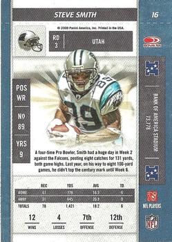 2009 Playoff Contenders #16 Steve Smith Back