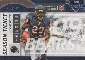 2009 Playoff Contenders #17 Devin Hester Front