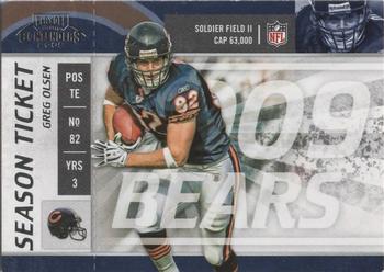 2009 Playoff Contenders #18 Greg Olsen Front