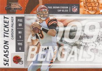 2009 Playoff Contenders #21 Carson Palmer Front