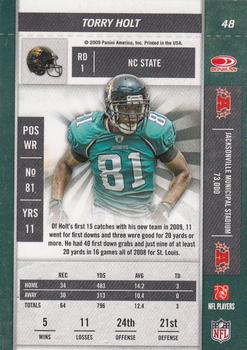 2009 Playoff Contenders #48 Torry Holt Back