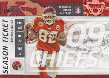2009 Playoff Contenders #49 Dwayne Bowe Front
