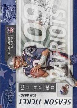 2009 Playoff Contenders #59 Tom Brady Front