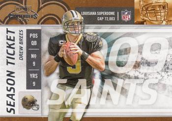 2009 Playoff Contenders #61 Drew Brees Front