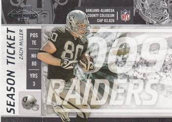 2009 Playoff Contenders #72 Zach Miller Front