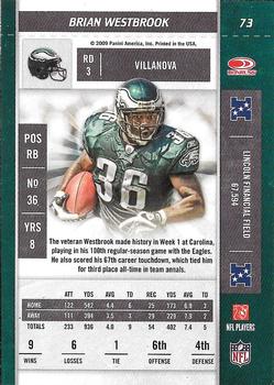 2009 Playoff Contenders #73 Brian Westbrook Back