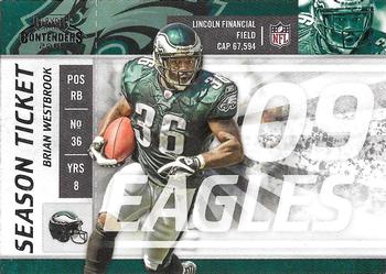 2009 Playoff Contenders #73 Brian Westbrook Front