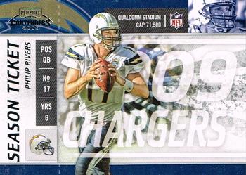 2009 Playoff Contenders #81 Philip Rivers Front