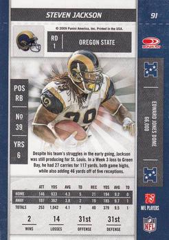 2009 Playoff Contenders #91 Steven Jackson Back