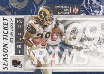 2009 Playoff Contenders #91 Steven Jackson Front