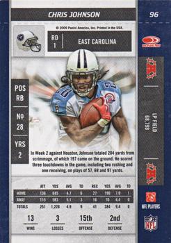 2009 Playoff Contenders #96 Chris Johnson Back