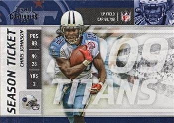 2009 Playoff Contenders #96 Chris Johnson Front