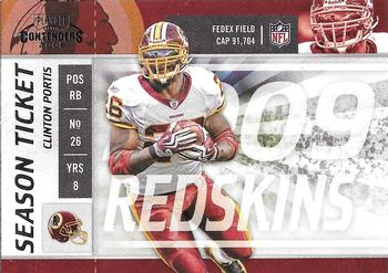 2009 Playoff Contenders #99 Clinton Portis Front