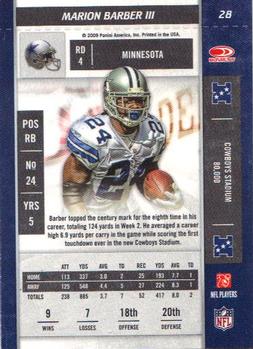 2009 Playoff Contenders #28 Marion Barber Back