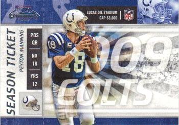 2009 Playoff Contenders #44 Peyton Manning Front
