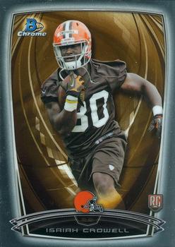 2014 Bowman Chrome #146 Isaiah Crowell Front