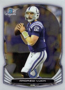 2014 Bowman Chrome #22 Andrew Luck Front