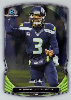 2014 Bowman Chrome #30 Russell Wilson Front