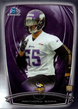 2014 Bowman Chrome #122 Anthony Barr Front