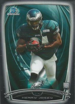 2014 Bowman Chrome #212 Henry Josey Front