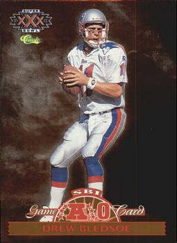 1996 Classic NFL Experience - Super Bowl Game #A0 Drew Bledsoe Front