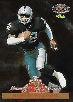 1996 Classic NFL Experience - Super Bowl Game #A2 Harvey Williams Front